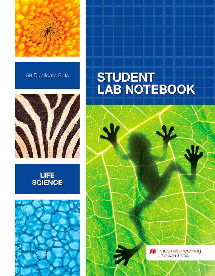 Life Science Spiral Bound Student Lab Notebook, 8-1/2 L x 11 W inches, 50 Pages 1510453