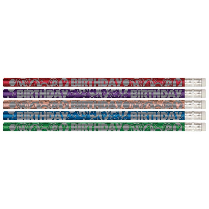 Musgrave Pencil Co. Birthday Brilliants Pencils, Pack of 12