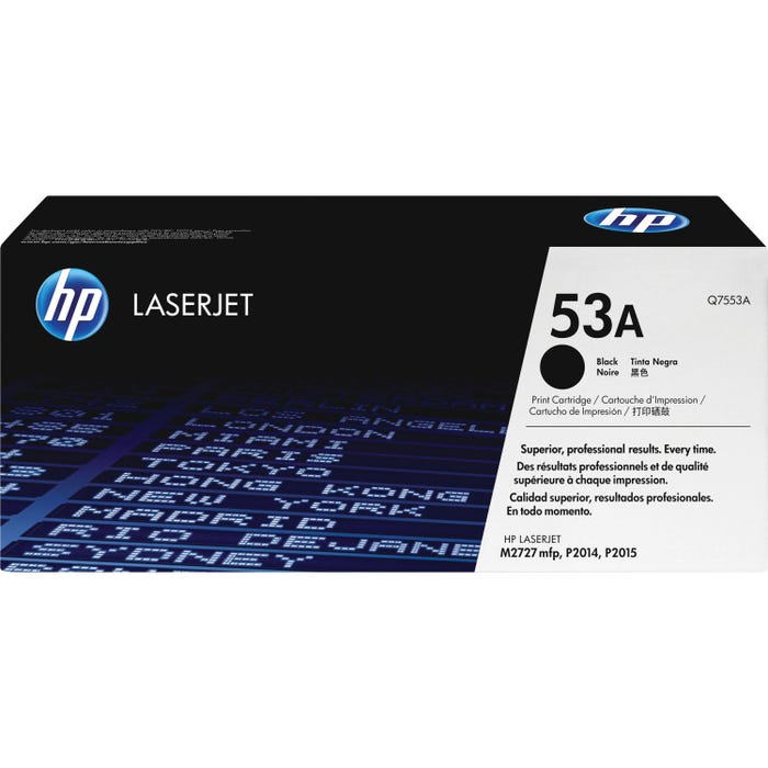 HP 53A Ink Cartridge, Q7553A, Black