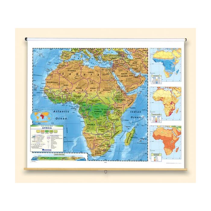 Nystrom Land Cover Africa Map