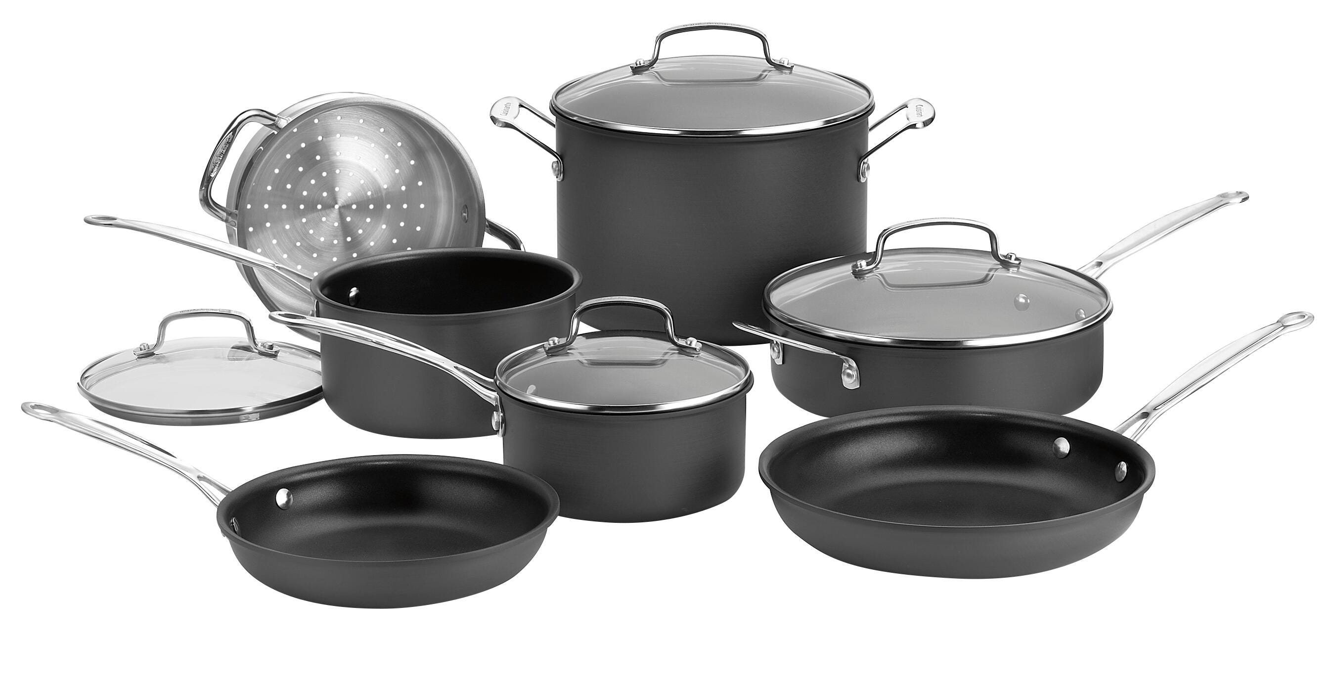 Cuisinart Chef's Classic Nonstick Hard Anodized Cookware, Set of 11