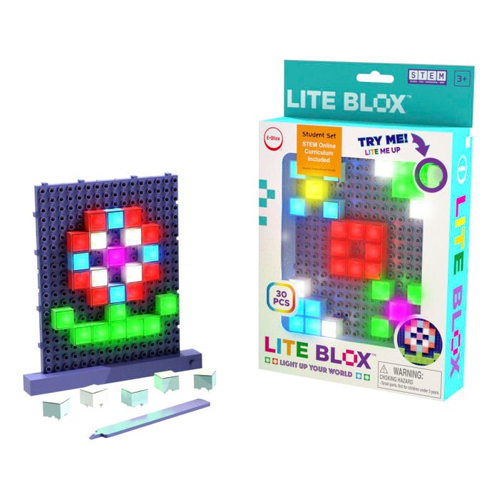E-Blox Lite Blox Student Set, 30 Pieces