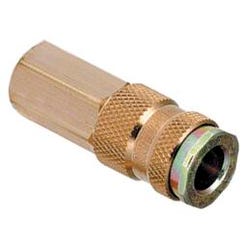 Devilbiss Devipoundiss High Flow Ball and Ring Tapered Quick Disconnect, 1/4 in, FNPT 1048319