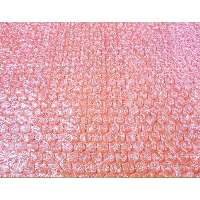Delta Education Bubble Wrap, 3/16 Inch Bubble, Pink, 1 Square Foot