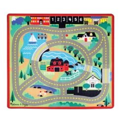 Melissa & Doug Round the Town Road Rug, 36 x 39 Inches