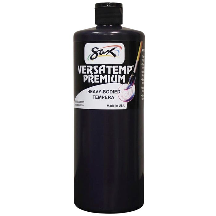 Sax Versatemp Premium Heavy-Bodied Tempera Paint, 1 Quart, Violet