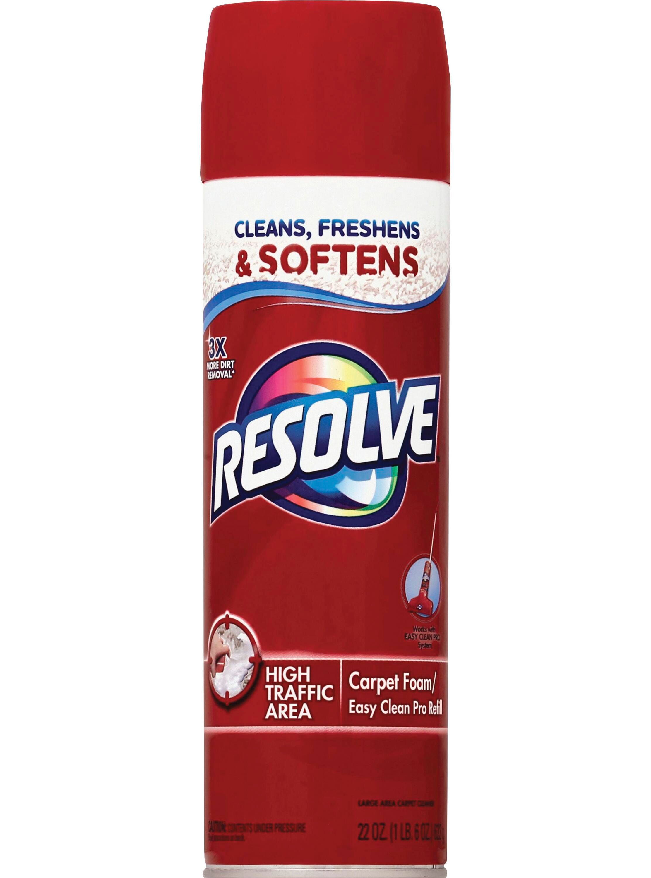 Resolve High Traffic Foam Carpet Cleaner, 22 oz, Item Number 1330529