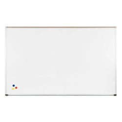 MooreCo Porcelain Steel Marker Board Without Tray, Aluminum Trim, 3 x 4 Feet 1306117