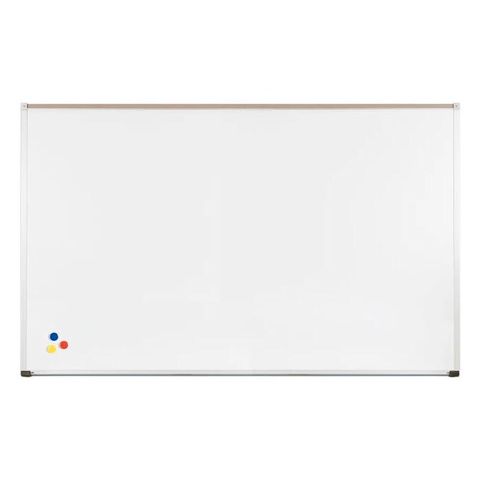 MooreCo El Grande Porcelain Steel Whiteboard, Deluxe Aluminum Trim, 8 x 5 Feet