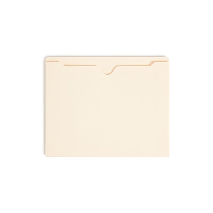Smead File Jackets, Reinforced Straight-Cut Tab, 2 Inch Expansion, Letter Size, Manila, Pack of 50