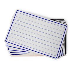 School Smart Lined Dry Erase Boards, 12 x 18 Inches, Pack of 10 357197