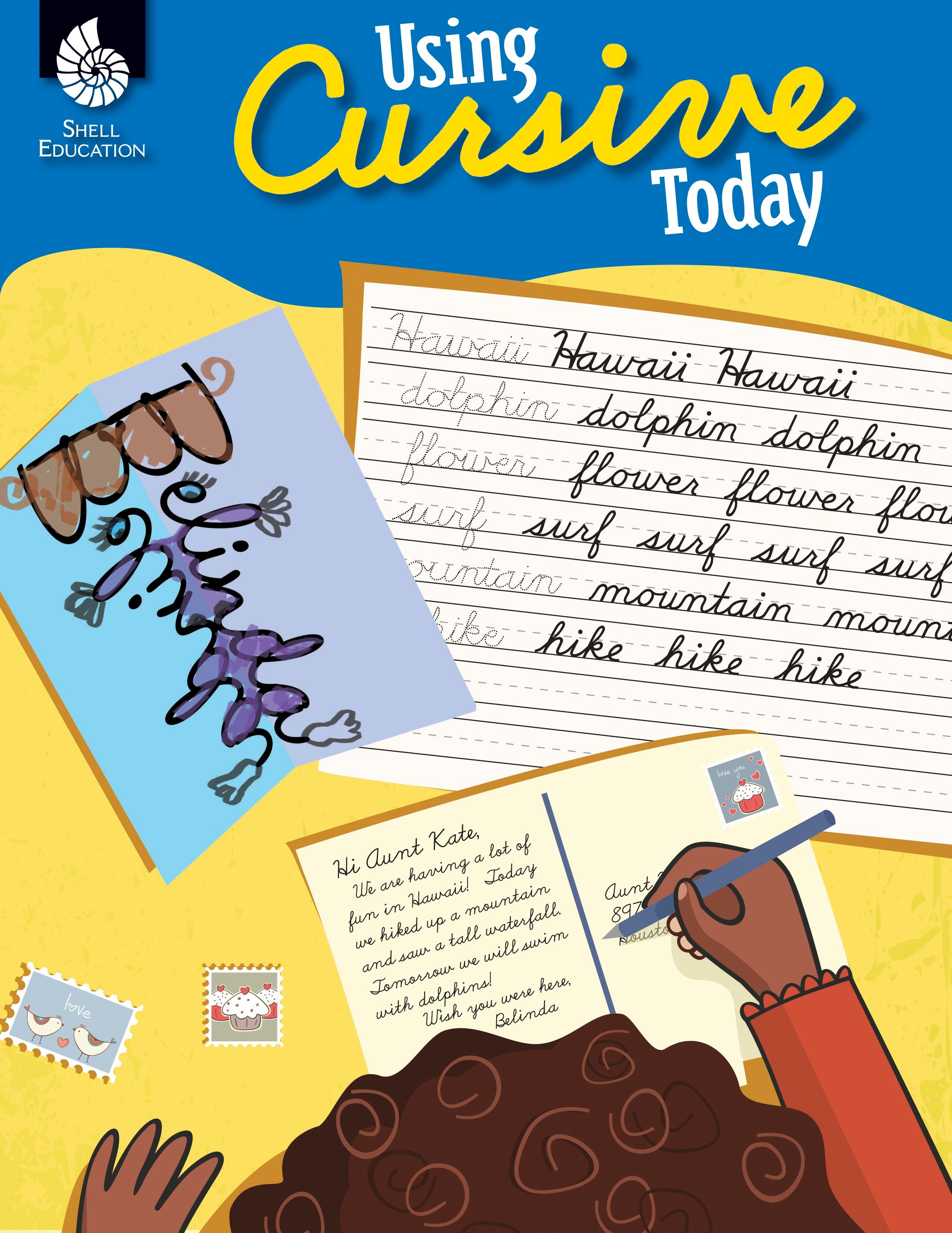 Handwriting Practice Activities, Cursive Writing Practice, Cursive Writing Workbook Supplies, Item Number 1534571