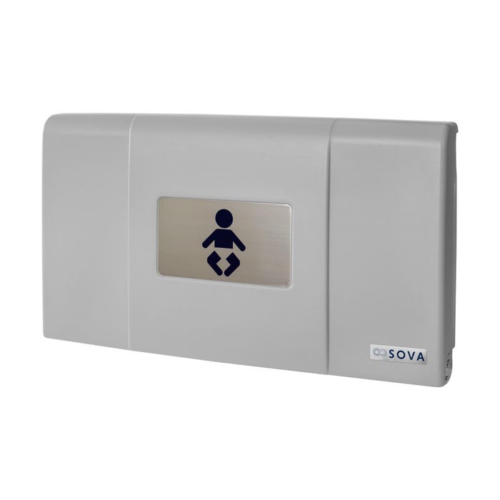Sova Span Horizontal Baby Changing Station, 35-1/2 x 21-1/4 x 23-1/2 Inches