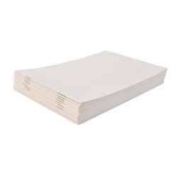 School Smart Bright Blank Books, 8-1/2 X 5-1/2 Inches, White, 16 Sheets, Pack of 12 2088940