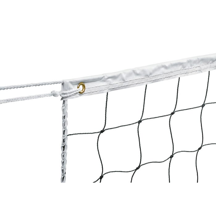 Champion Sports Volleyball Net, 2.2mm Netting, 32 x 3 Feet, Black and White