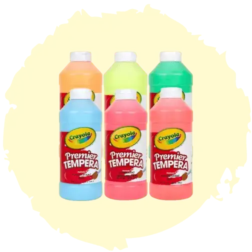 crayola paint bottles