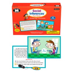 Super Duper Social Inferences Fun Deck with Secret Decoder, Item Number 2092671