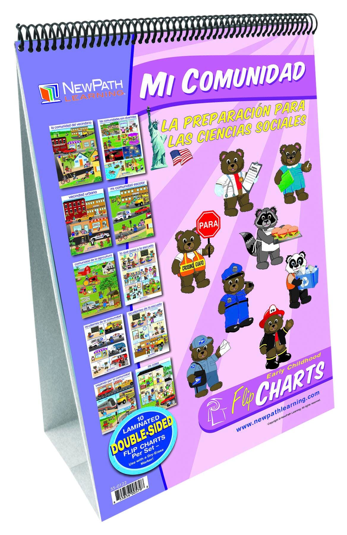Newpath Learning My Community Flip Charts Set - Spanish Language 2023514