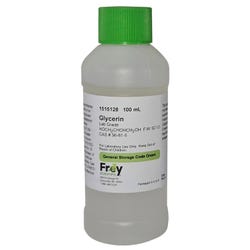 Frey Scientific Glycerin, Lab Grade, 100 mL