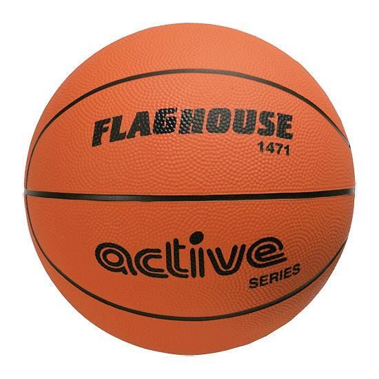 FlagHouse Rubber Active Series Basketball, Size 6 2120316