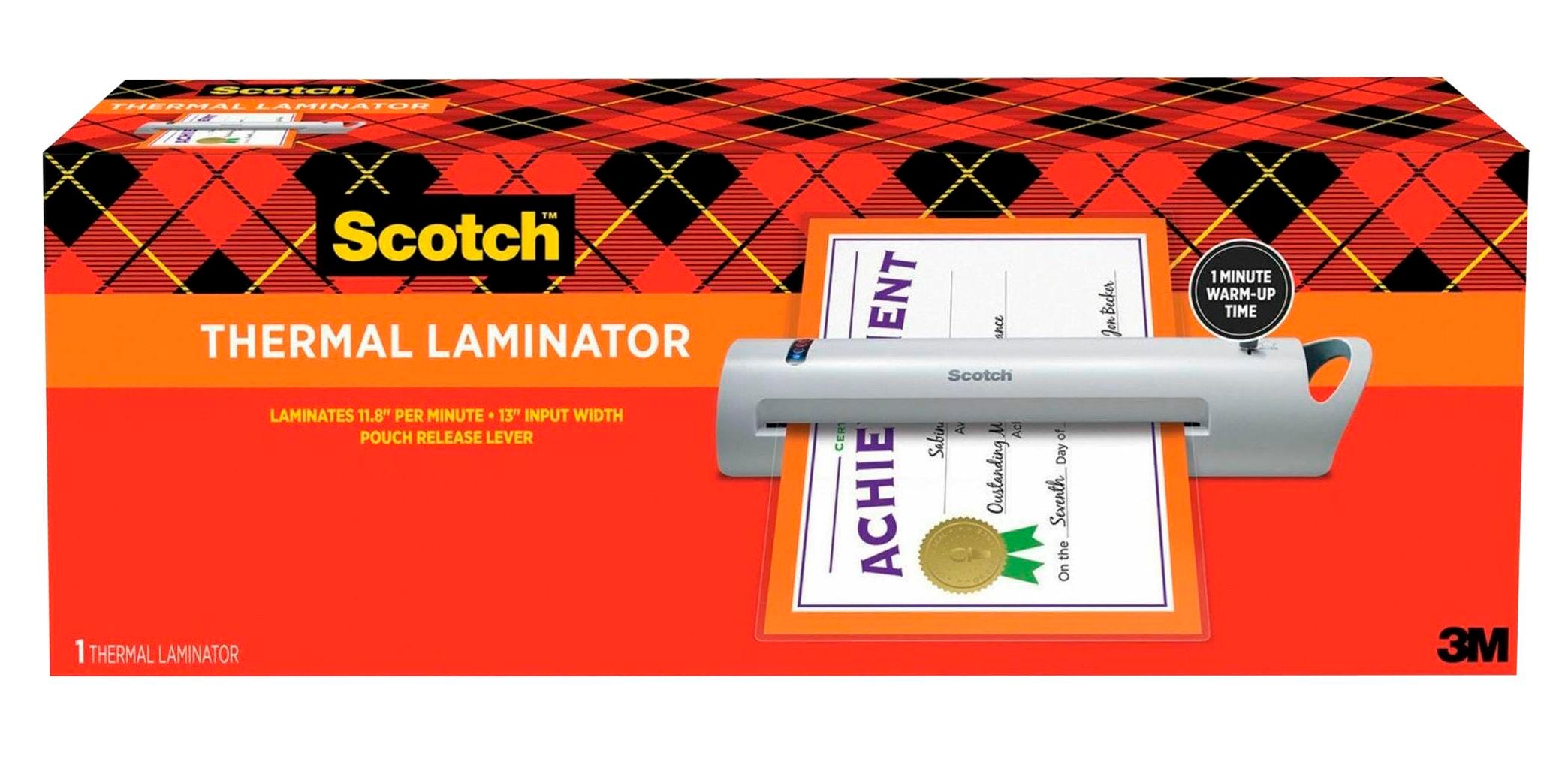 Scotch Advanced Thermal Laminator Set, 13 Inches, 21 Pieces