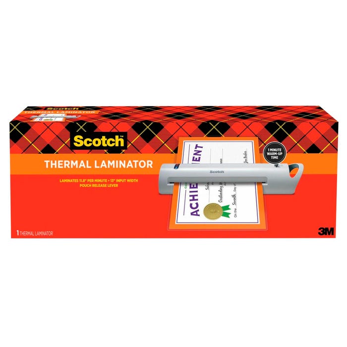 Scotch Advanced Thermal Laminator Set, 13 Inches, 21 Pieces