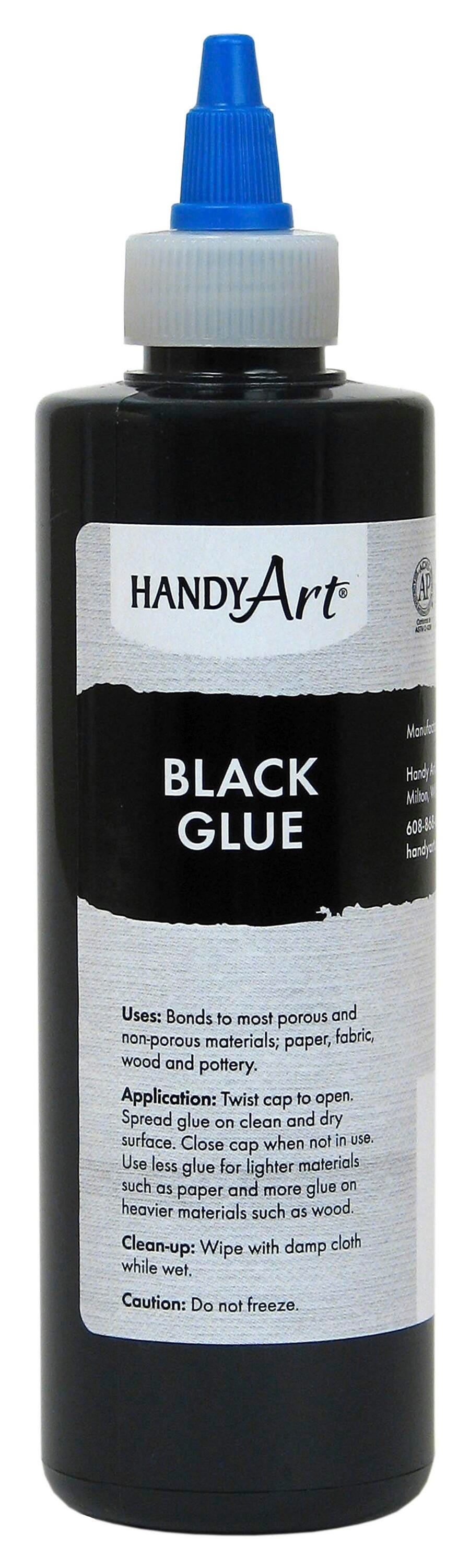 Handy Art Black Glue, 8 Ounces 1564296