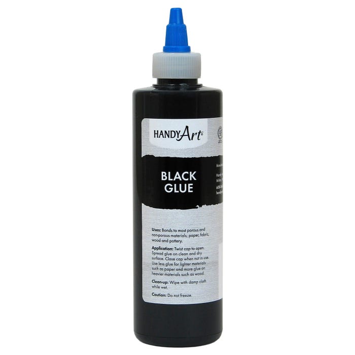 Handy Art Black Glue, 8 Ounces