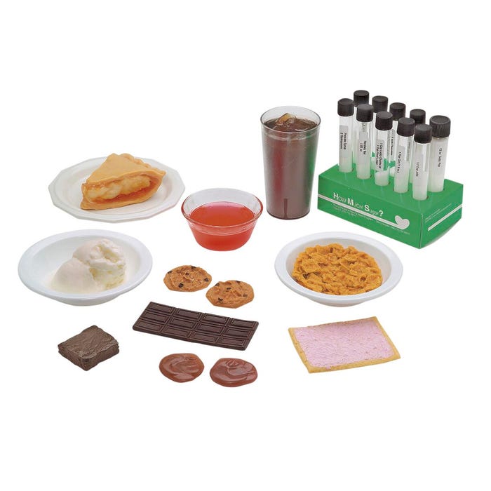 Nasco Healthcare Sugar Replica Kit, 23 Pieces
