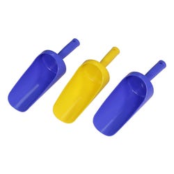 Childcraft Sand Scoops, 9 Inches, Assorted Colors, Set of 3, Item Number 1305253