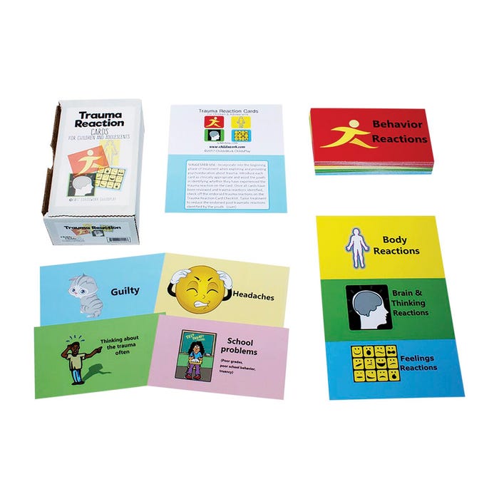 Childswork/Childsplay Trauma Reaction Cards