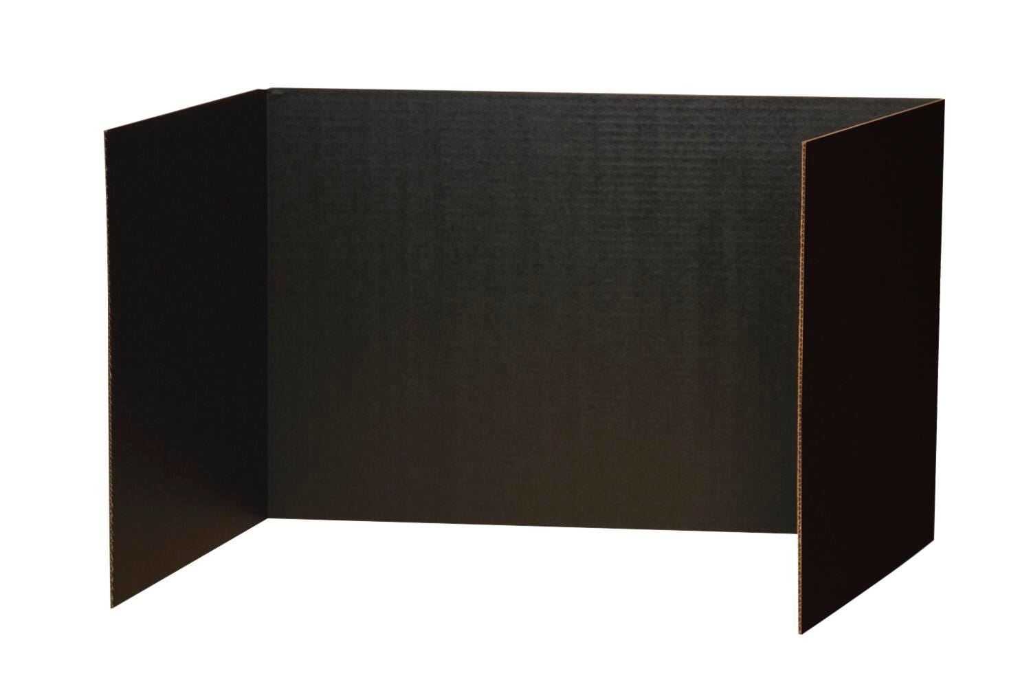 Pacon Recycled Privacy Board, 48 x 16 Inches, Black, Pack of 4, Item Number 1466769