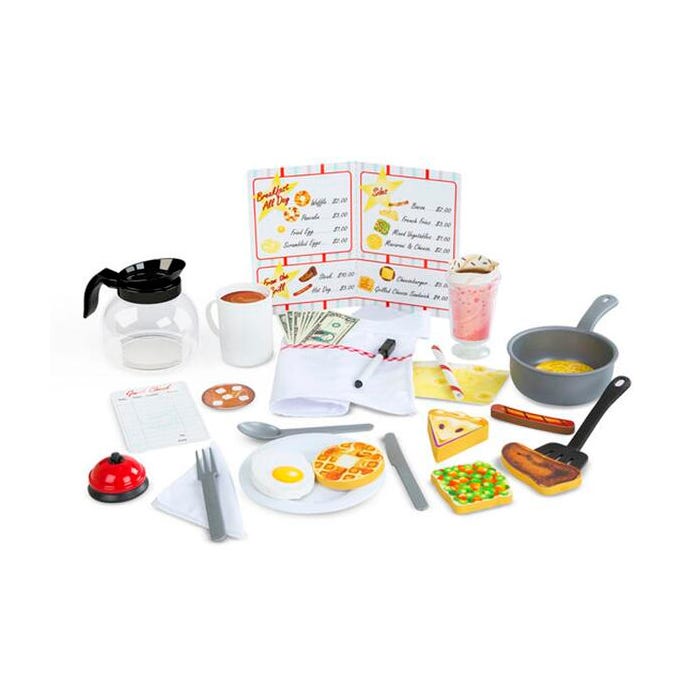 Melissa & Doug Star Diner Restaurant Play Set, 41 Pieces