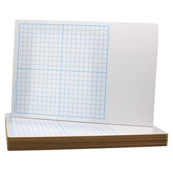 Flipside Graph Grid Dry Erase Board, 11 x 16 Inches, Pack of 12 1401880