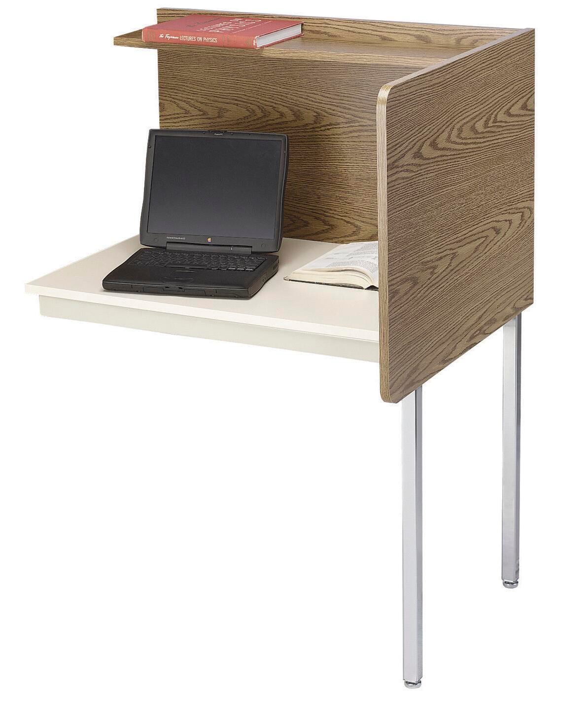 Smith Carrel Maximum Privacy Carrel Adder, 37 x 30 x 49-1/2 Inches 4001041