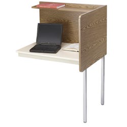 Smith Carrel Maximum Privacy Carrel Adder, 37 x 30 x 49-1/2 Inches 4001041