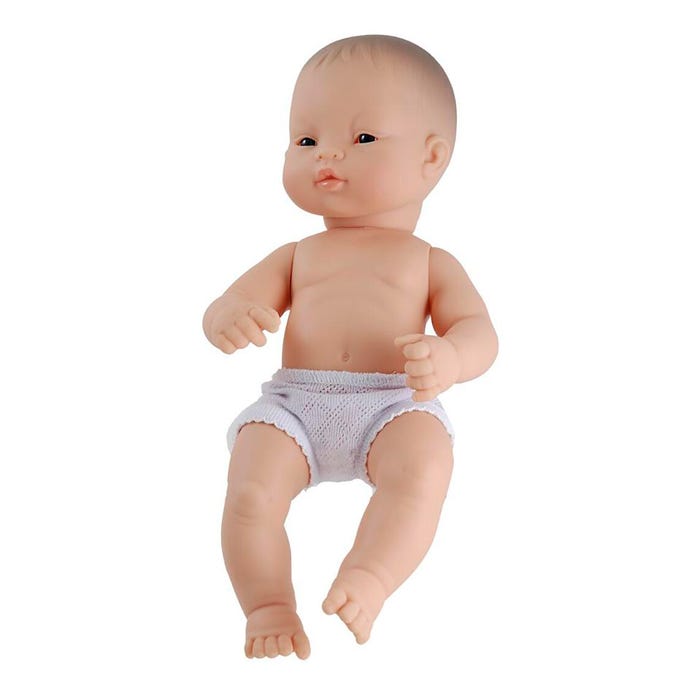 Miniland Newborn Baby Doll, Asian Girl, 12-5/8 Inches
