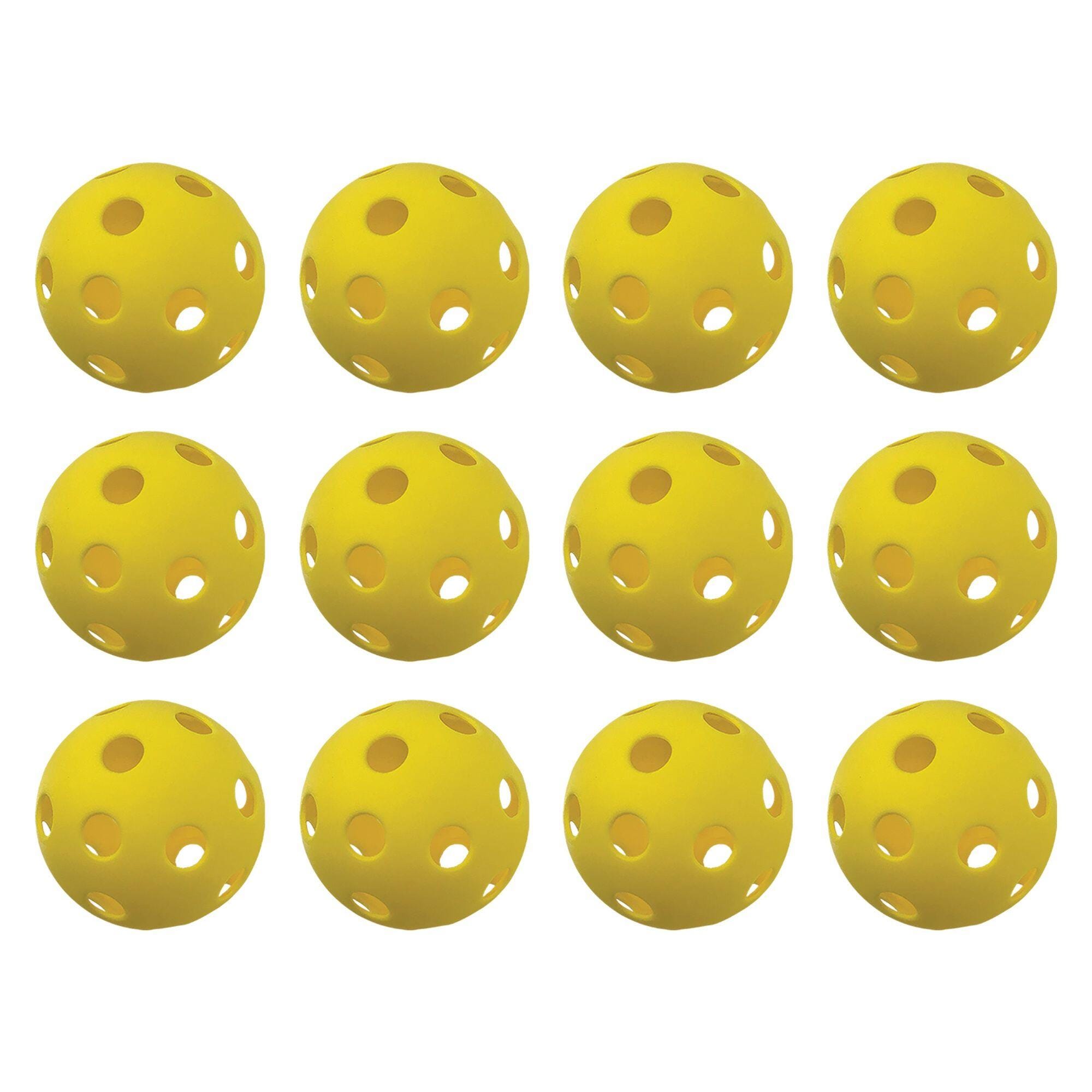 Image for Champion Sports Plastic Softball Set, Yellow, Set of 12 from School Specialty