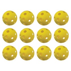Image for Champion Sports Plastic Softball Set, Yellow, Set of 12 from School Specialty