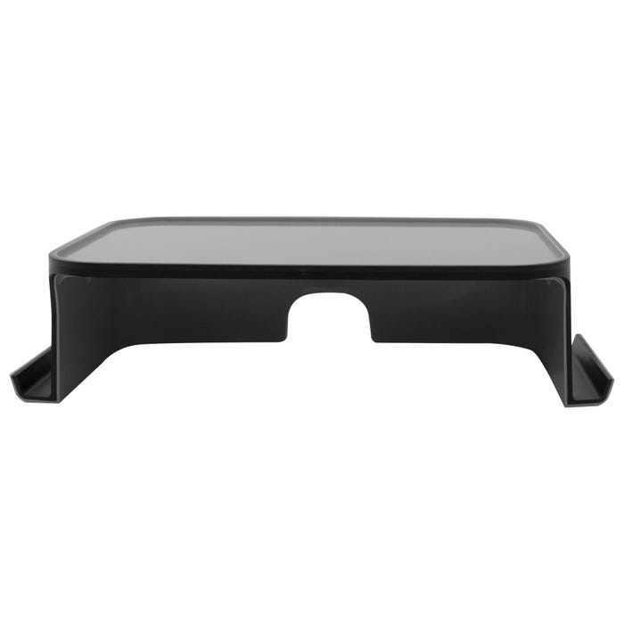 Advantus Monitor Stand, 17-1/2"Wx10"Lx4-3/4"H, Black/Gray