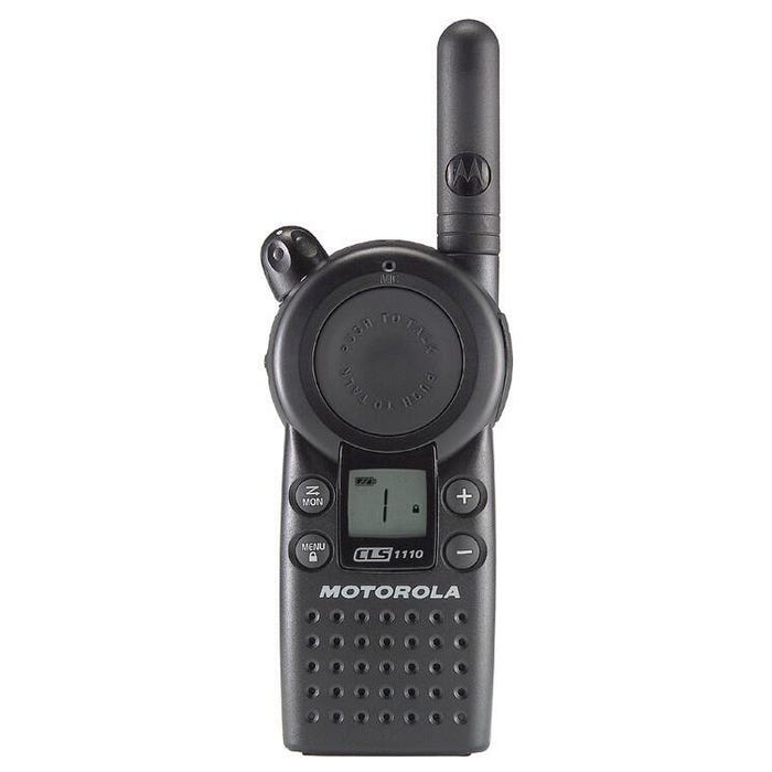 Motorola CLS1110 2-Way UHF 1 W 1-Channel Walkie Talkie Radio