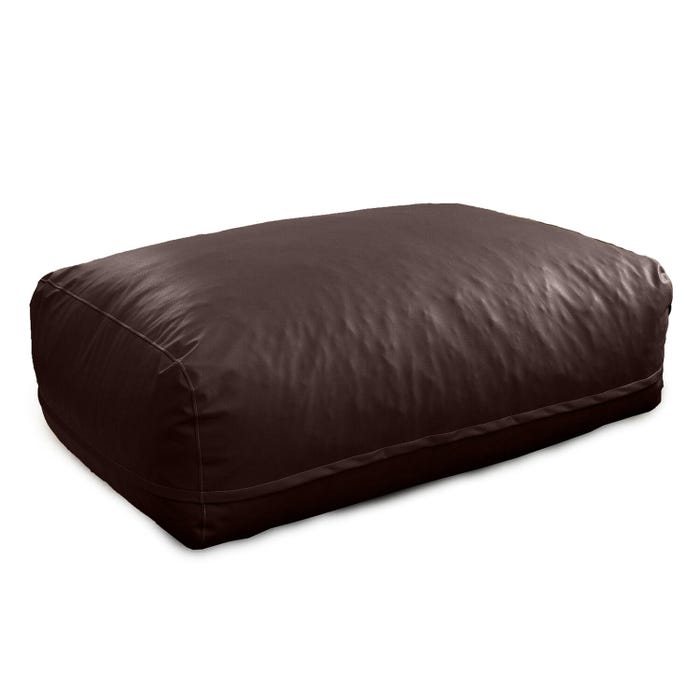 Atrium Lino Bean Bag Ottoman and Lounger, 52 x 36 x 16 Inches