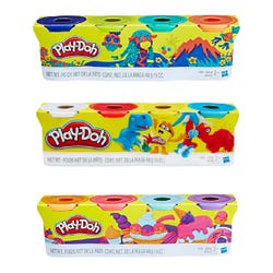 Play-Doh, Assorted Colors, 4 Ounces, Set of 4, Item Number 2088203