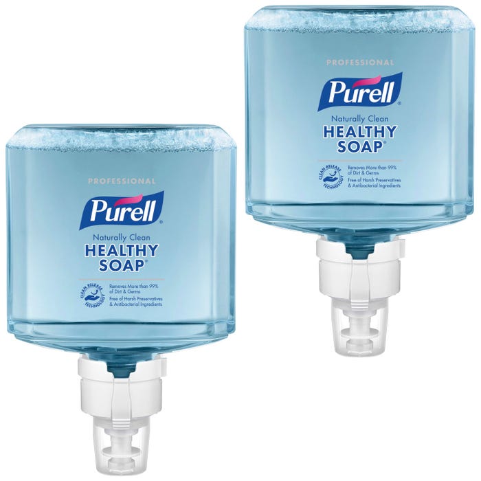 Purell ES8 Healthy Soap Foam Refills, 1200 mL, Naturally Clean Scent, Pack of 2