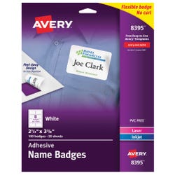 Name Badge Labels, Item Number 1054872
