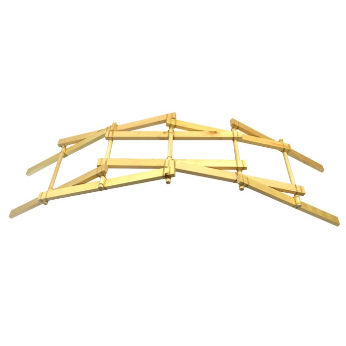 Eisco Labs Garage Physics Leonardo Da Vinci Bridge Kit, No Tools Required