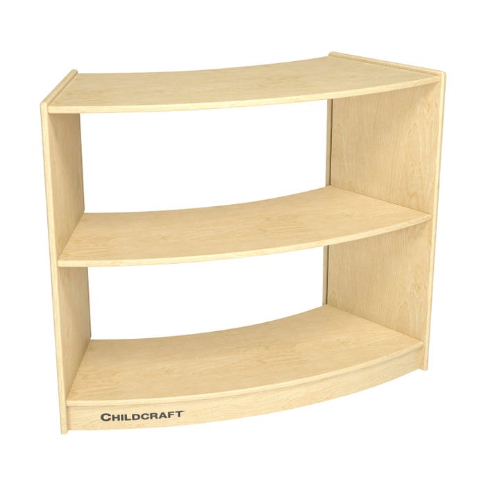 Childcraft Outside Space Shaper, 2 Shelves, 36-5/8 x 16-3/8 x 30 Inches