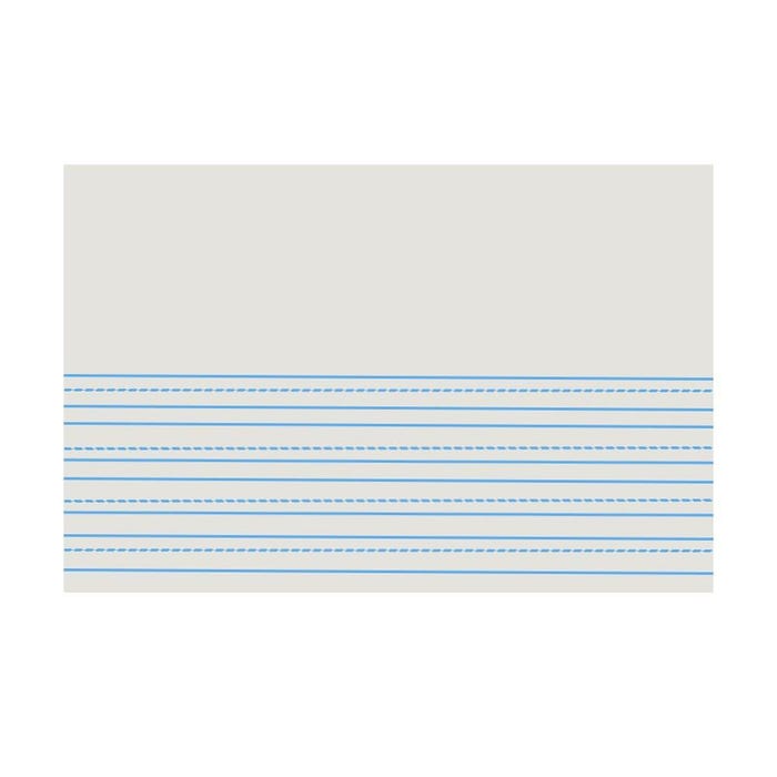 School Smart Picture Story Paper, 1 Inch Rule, 1/2 Inch Skip, 18 x 12 Inches, 500 Sheets