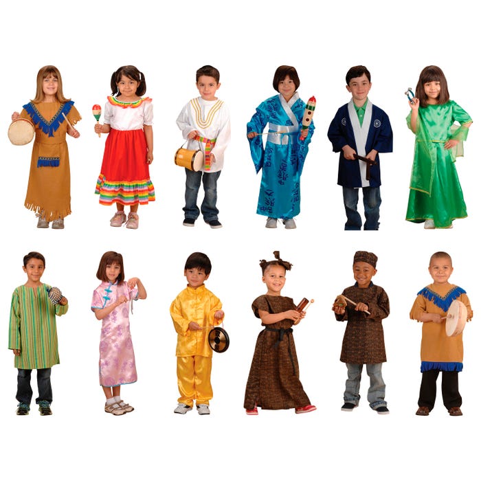 Marvel Education Multicultural Clothing, Set of 12