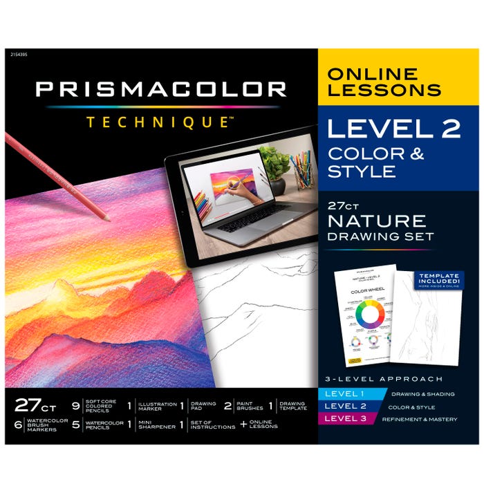 Prismacolor Technique Nature Drawing Kit, Level 2